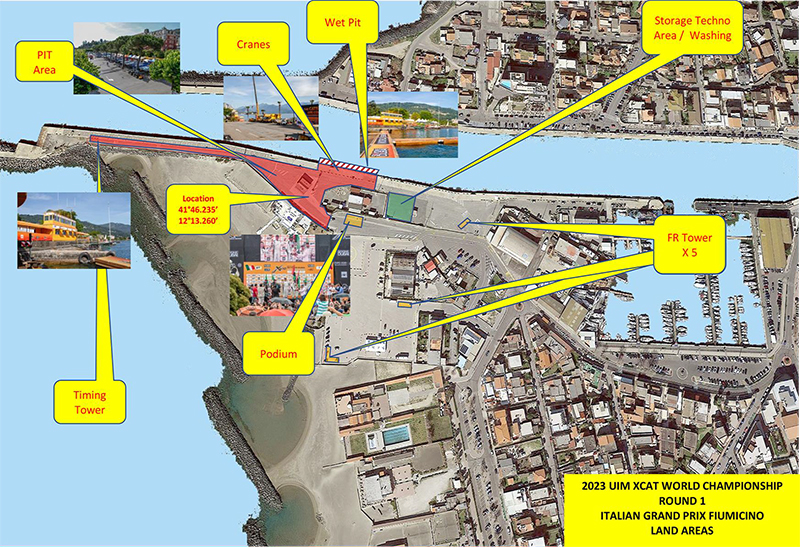 2023 UIM XCAT - Fiumicino GP - MAP1